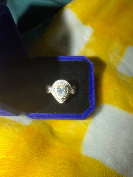 JTV Jewelry - New Vanna K. Elegant JTV Simulated Diamond Silver Ring ( Size:7)